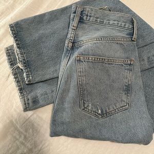 Agolde Lana high rise straight leg jeans